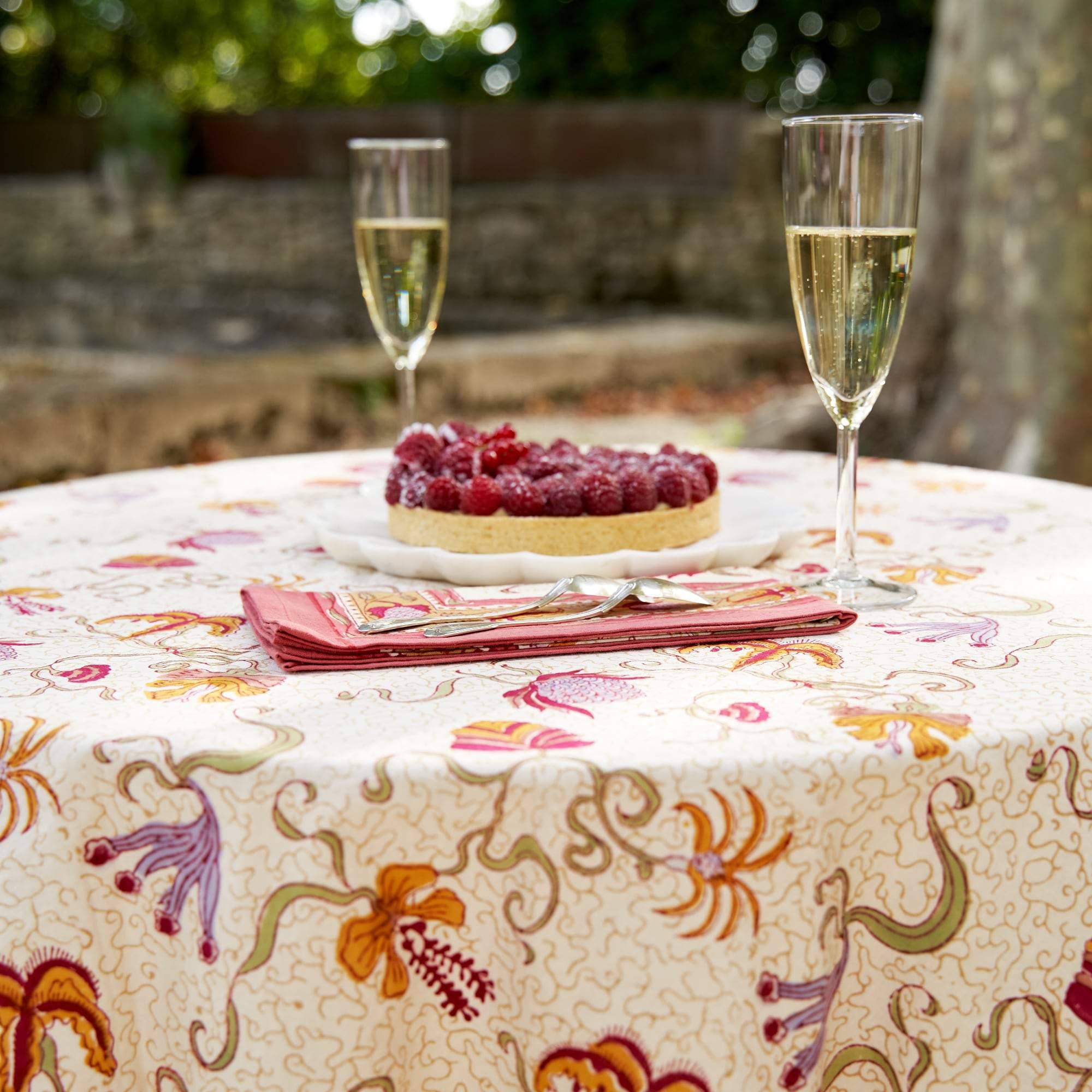 Couleur Nature - Wholesale Tablecloth - Fleurs des Indes | French Tablecloths14