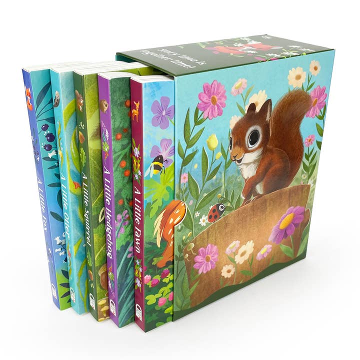 Cottage Door Press - Wholesale Baby & Toddler Book (0-2) - Cute Animals Book Set (Otter, Hedgehog, Deer, Squirrel, Fox)6