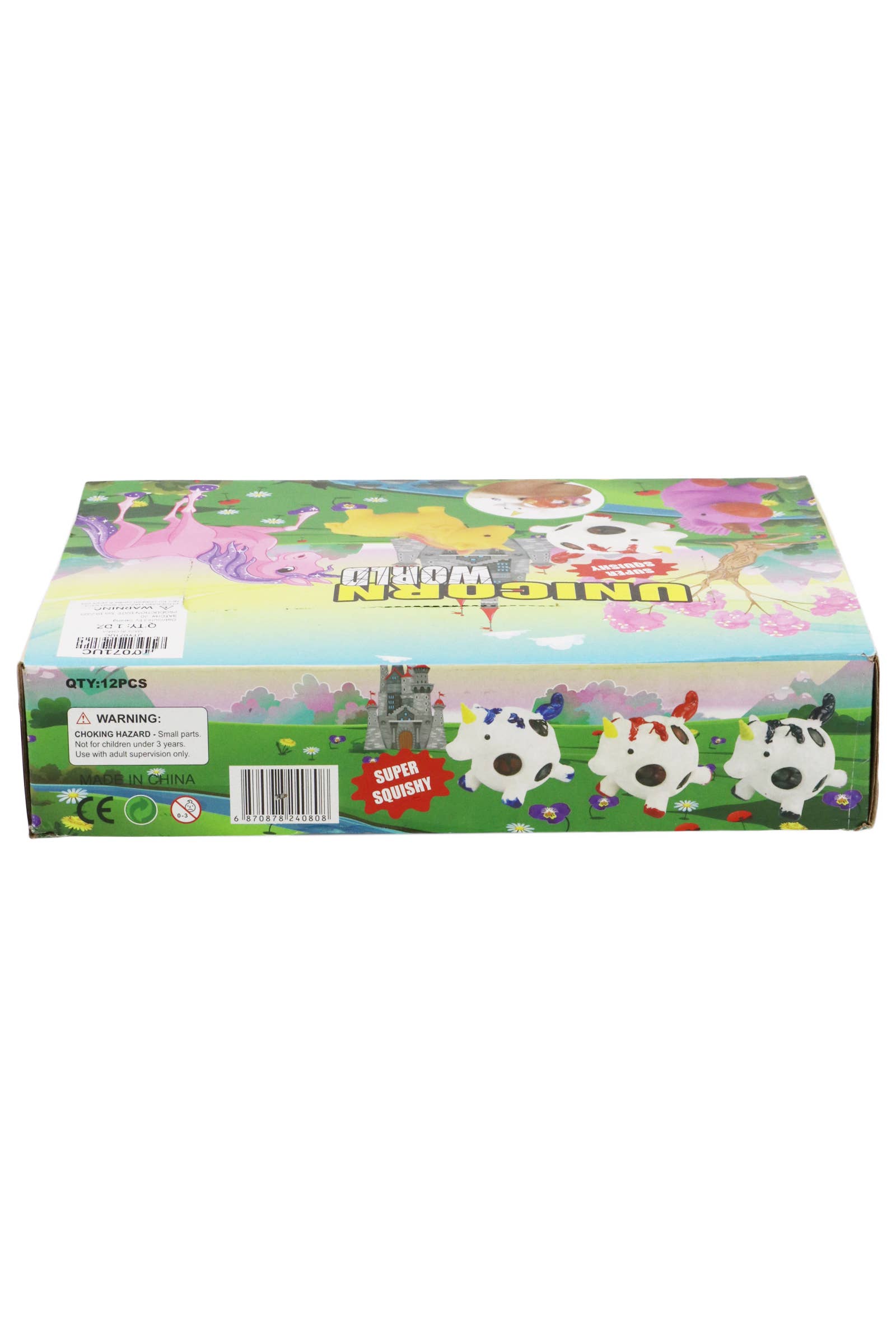 Cap Zone - Vente Jouet mou – enfant et bébé - Licorne potelée gélatineuse moelleuse remplie de slime - 12 pièces2