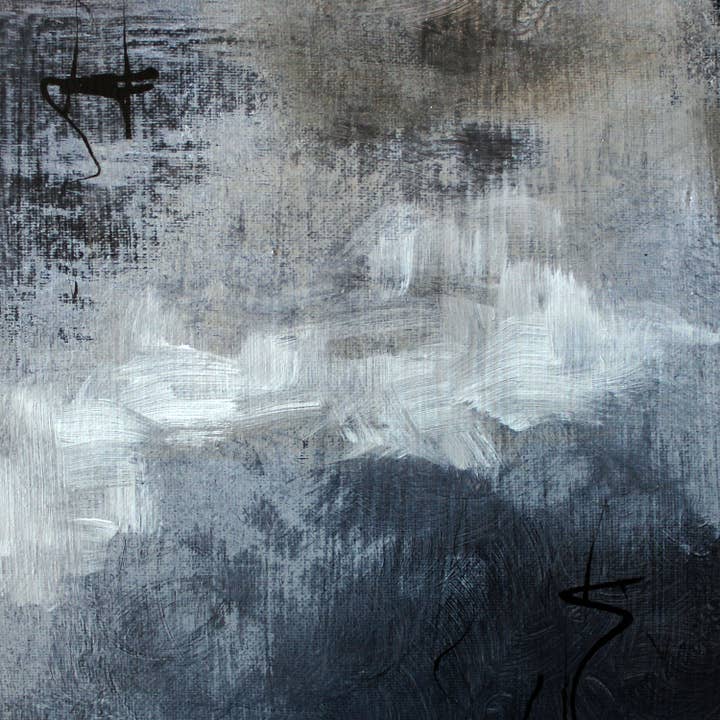 Canvas Art Print Modern Black White Neutral Abstract for wholesale by Abstract Art & Prints