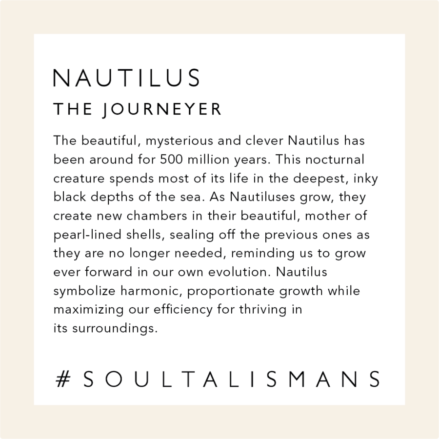 Nautilus Shell Pendant Necklace - Oxidized Sterling Silver for wholesale on Faire2