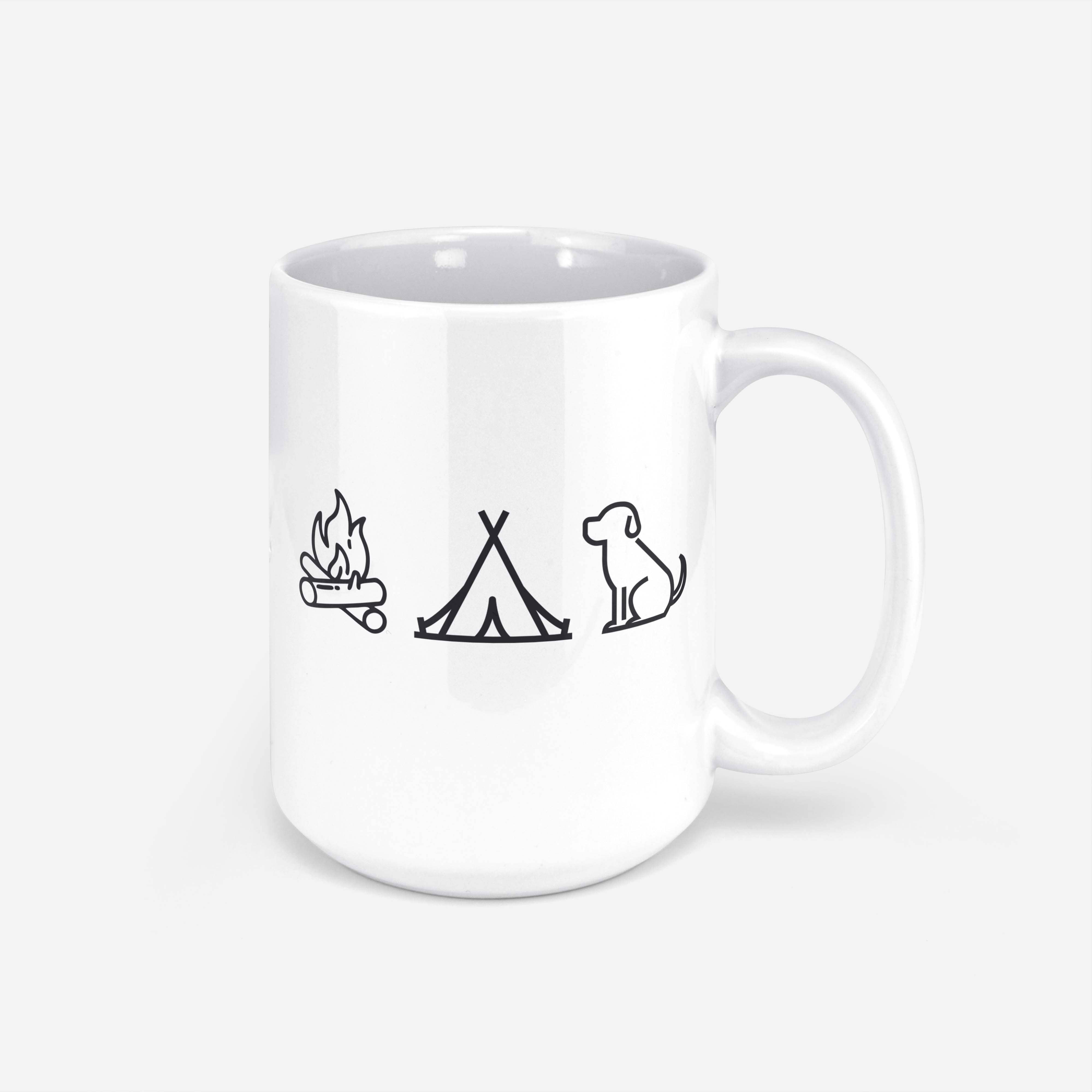 The Dapper Paw - Wholesale Coffee Mug - Camp Vibes Mug3