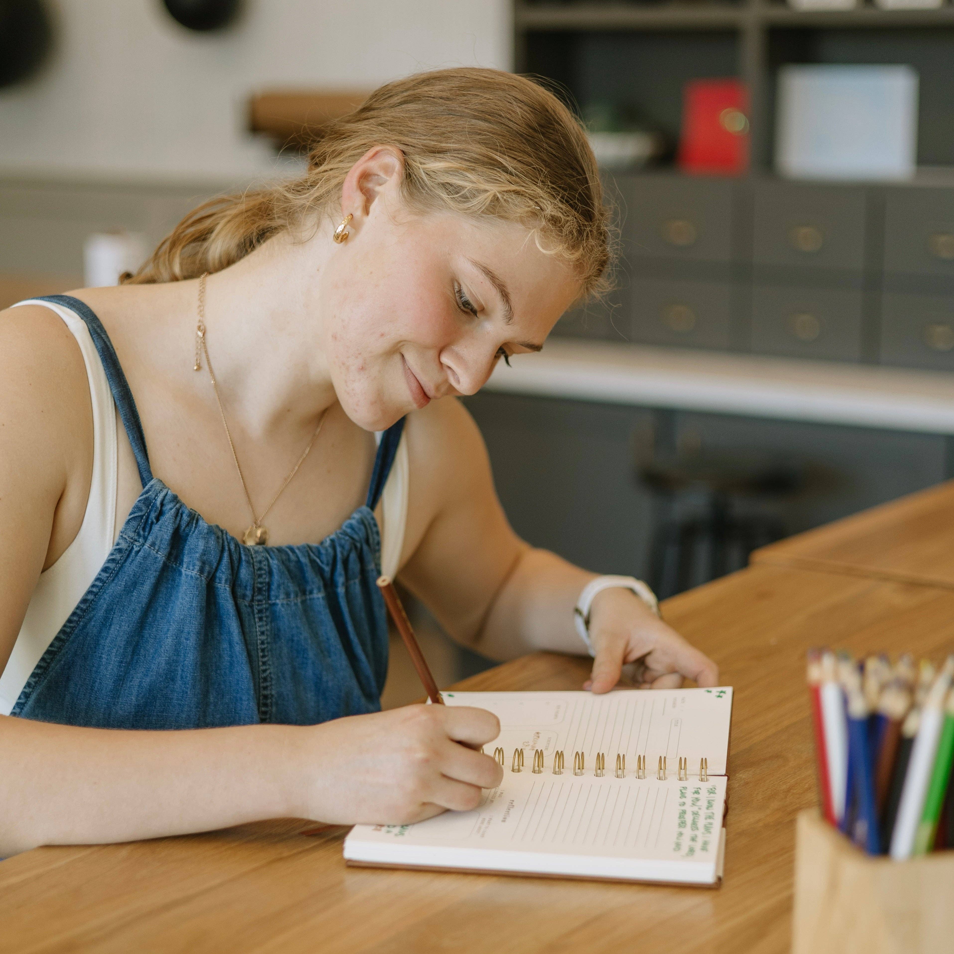 Steadfast and Sustained - Wholesale Journal/Diary - Church Notes Journal - Brown Faux Leather3