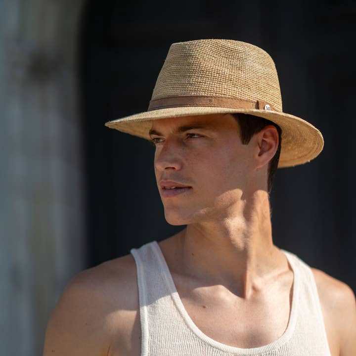 Crochet Raffia Hat - 1E556 for wholesale by M BY FLECHET - ESSENTIALS - ALP1