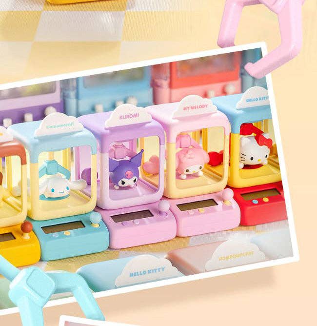 K-Wonderland - Venta al por mayor Figura de juguete - Niños - Figuras Sanrio Mini Máquina de Garra – Serie con Luz y Giro12