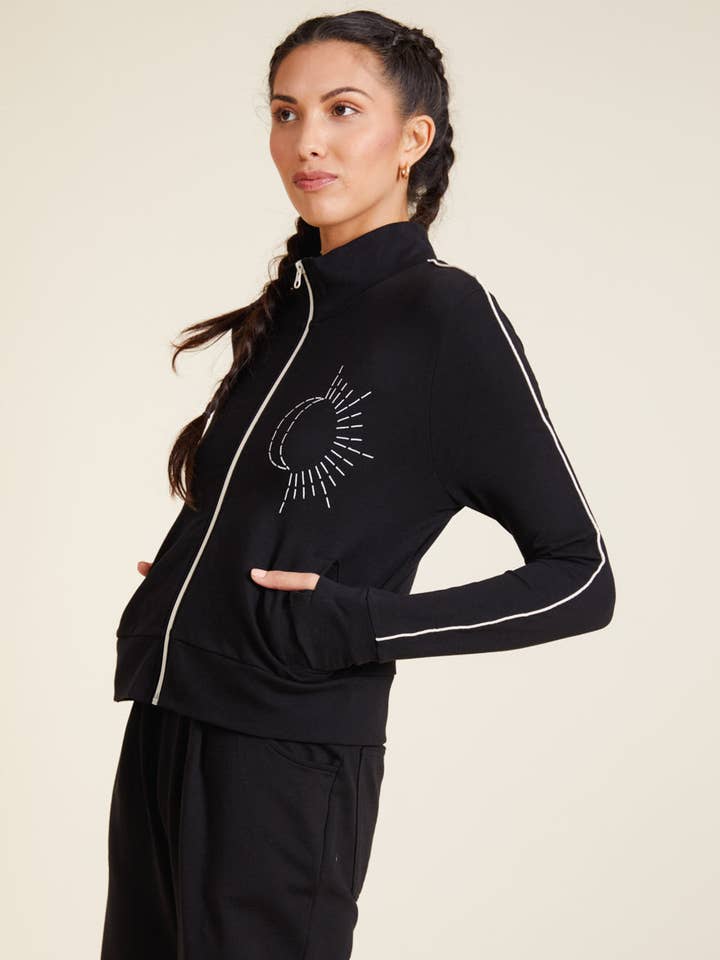 Casaco “Sun & Moon” Biológico por atacado de YesAnd