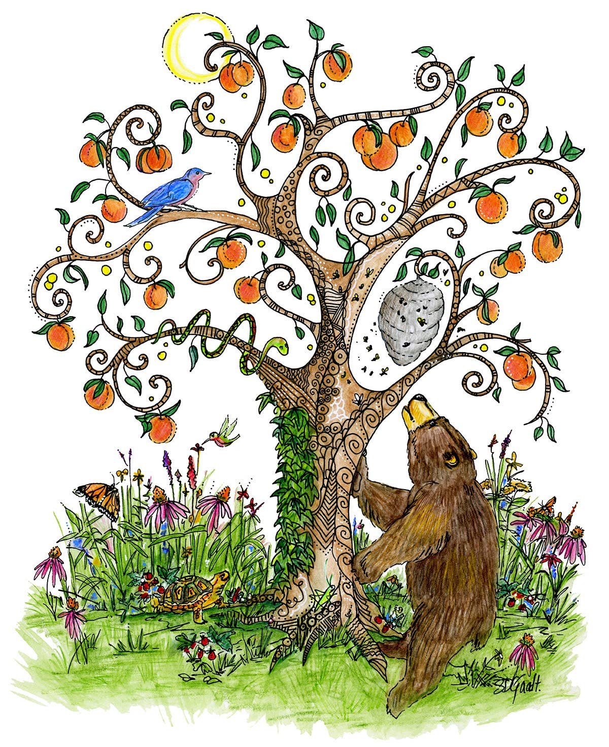 Give A Fig - Wholesale Tea Towel - Tree of Life Tea Towel5