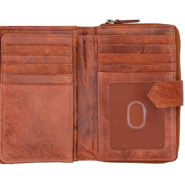 PRIMEHIDE - Wholesale Wallet - Women's - Arizona Leather Bifold Purse - 360226