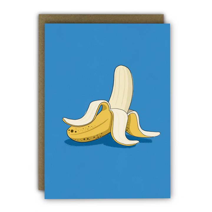 Biglietto di Auguri Divertente - Carta Sexy Banana Birichina per la vendita all'ingrosso da parte di RUNNING WITH SCISSORS