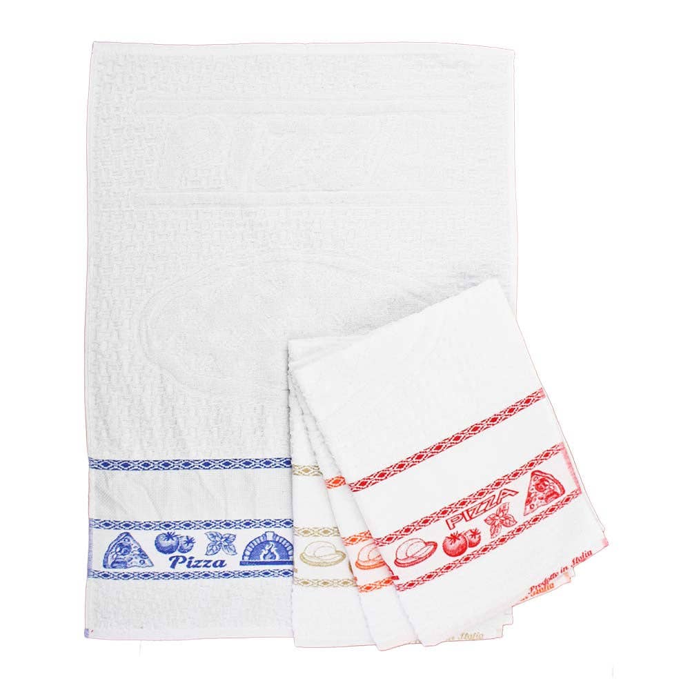 Almatex srl - Vendita all'ingrosso Strofinaccio da cucina - Strofinaccio spugna PIZZA  cm.50x700