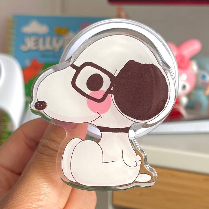 Cartoon Puppy Magnetic Phone Holder for wholesale by madebyshania