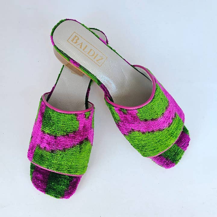 Millie Verde y Rosa Sandalia Abierta para venta al por mayor de Baldiz