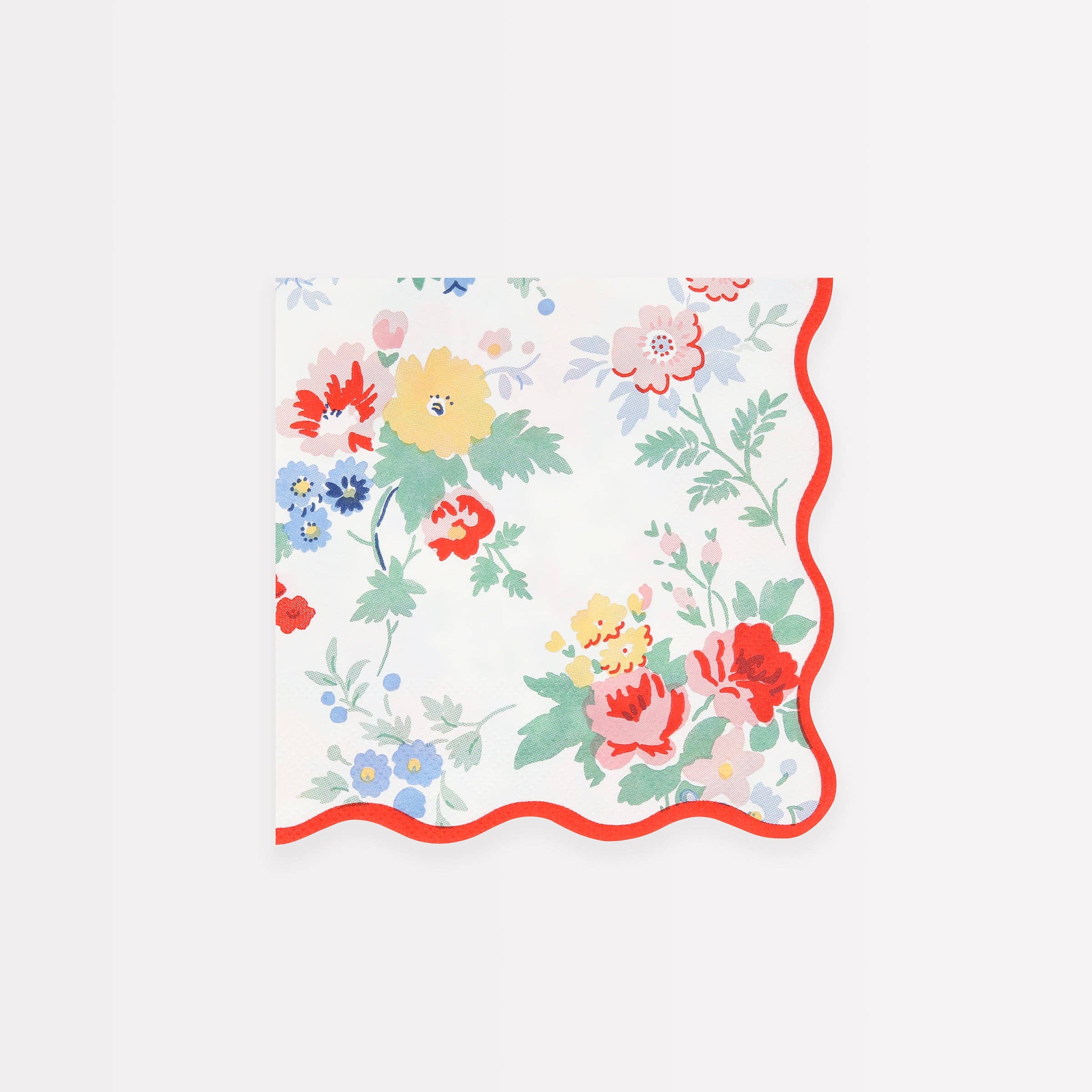Meri Meri – wholesale Disposable napkin – Vintage Floral Small Napkins0