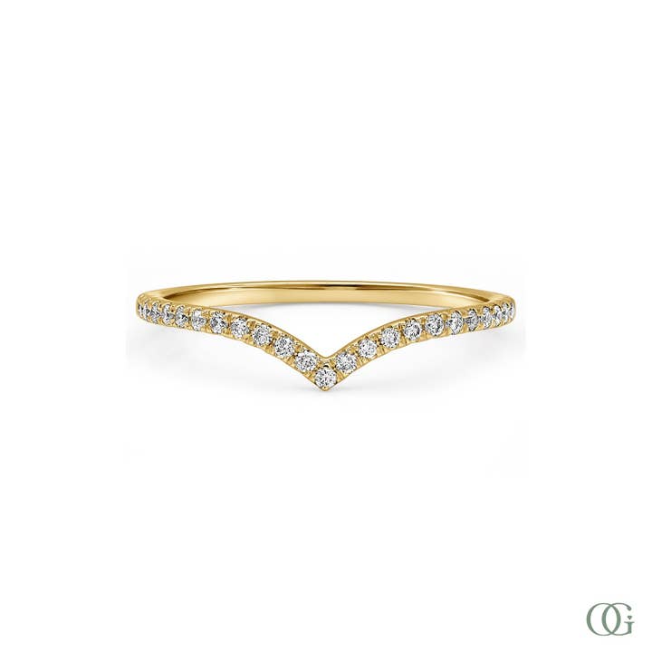 Anel Delicado com Diamante Cultivado em Laboratório Brilhante (0,17 CTW) por atacado de Orchid Gems Fine Jewelry