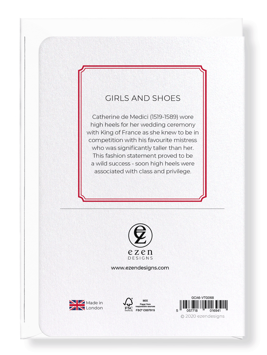 Ezen Trade - Wholesale Everyday Greeting Card - GIRLS AND SHOES: Greeting Card1