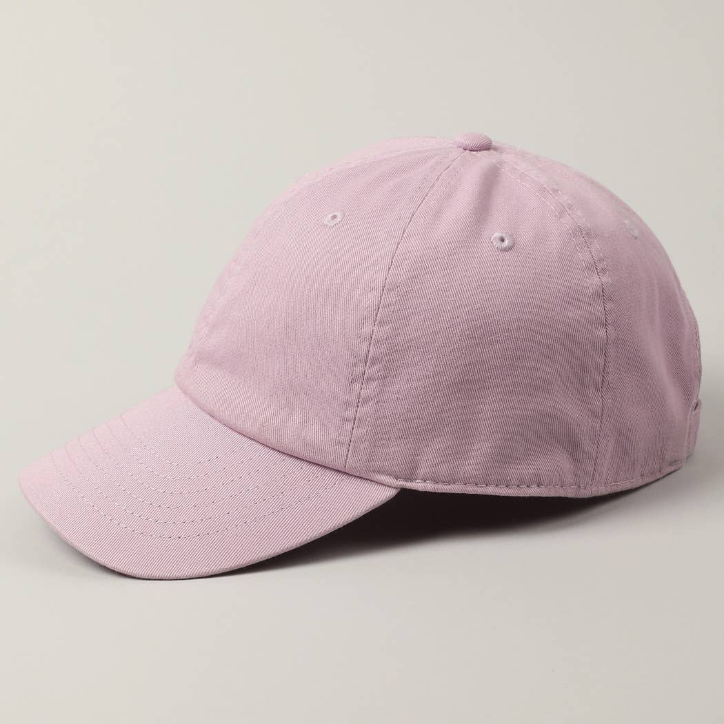 Fashion City - Wholesale Baseball Cap - Unisex - Stone Washed Cotton Solid Color Baseball Cap12