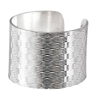 COCii JEWELRY – Engroshandel Båndring – Bred ring guillocheret0