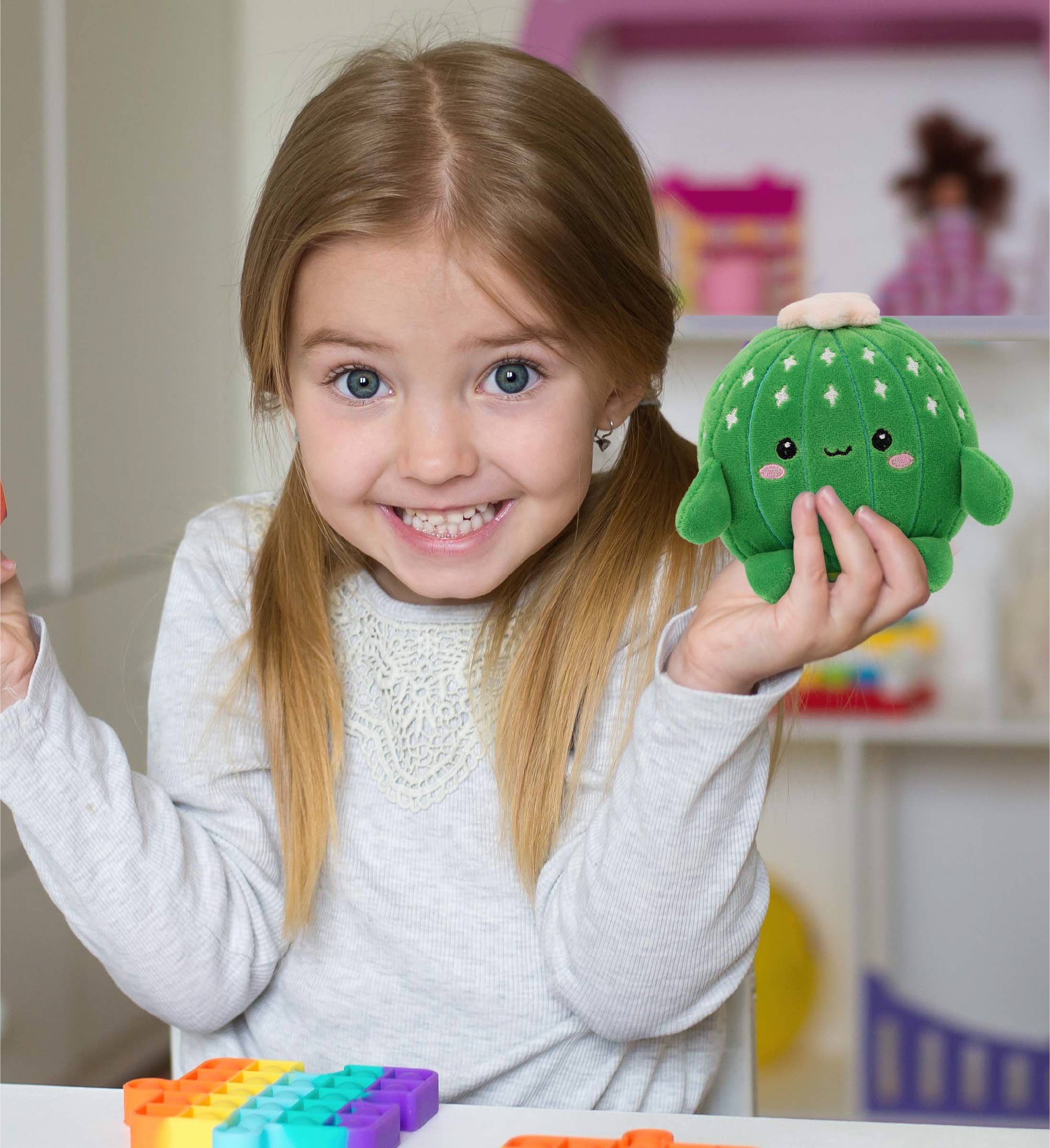 Cota Global - Wholesale Stuffed/Plush Toy - Kids & Baby - SNUG-MOOSHIES PLUSH - CACTUS 4"5