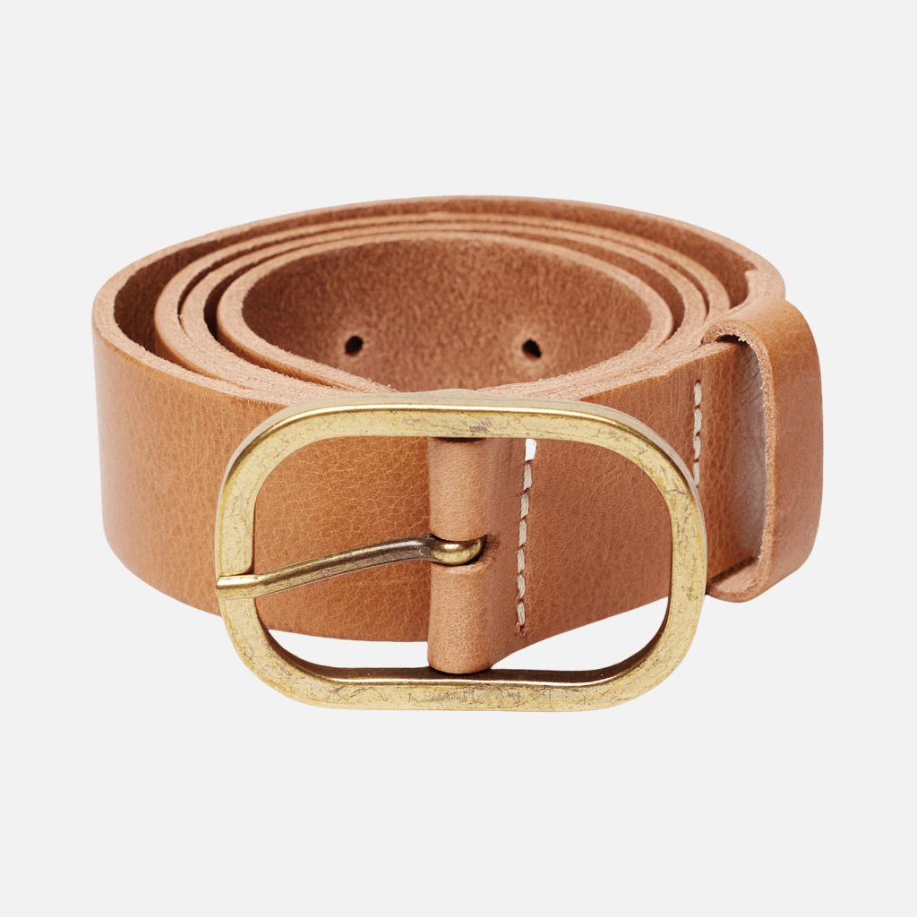 Amsterdam Heritage Leather Belts, Bags, Jackets & Apparel - Vente Ceinture – femme - Marin | Ceinture en cuir doré à boucle ovale pour femmes29