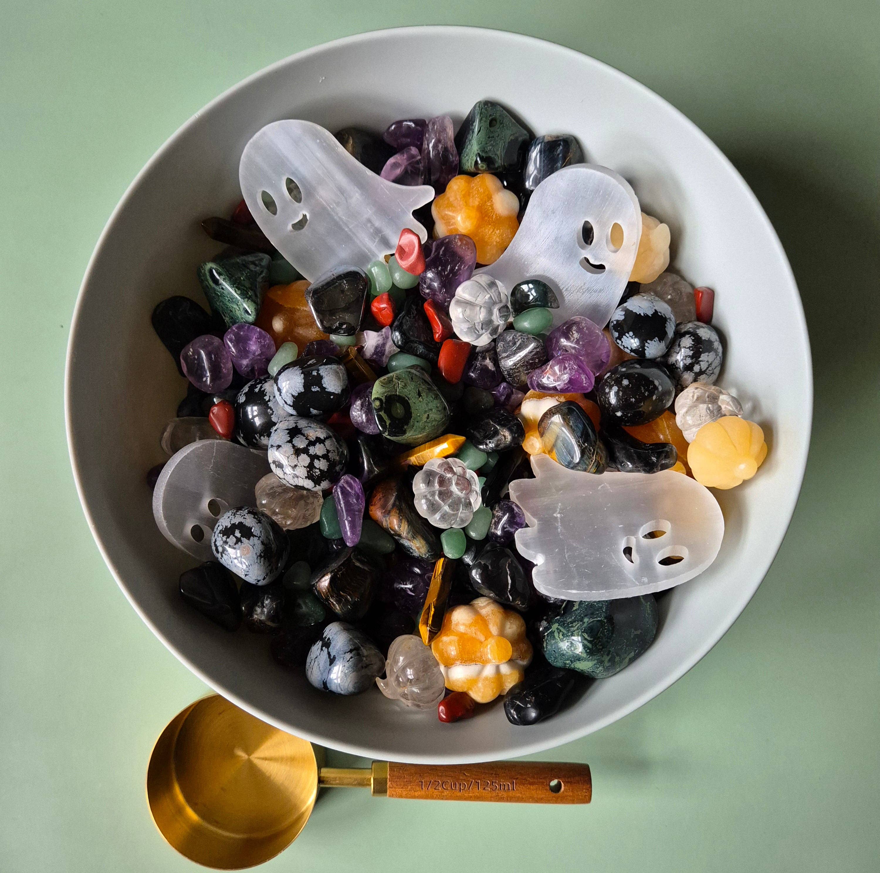 Moonlight Gemstones - Venta al por mayor Piedras/cristales espirituales - Confeti de cristales para Halloween 🎃✨1