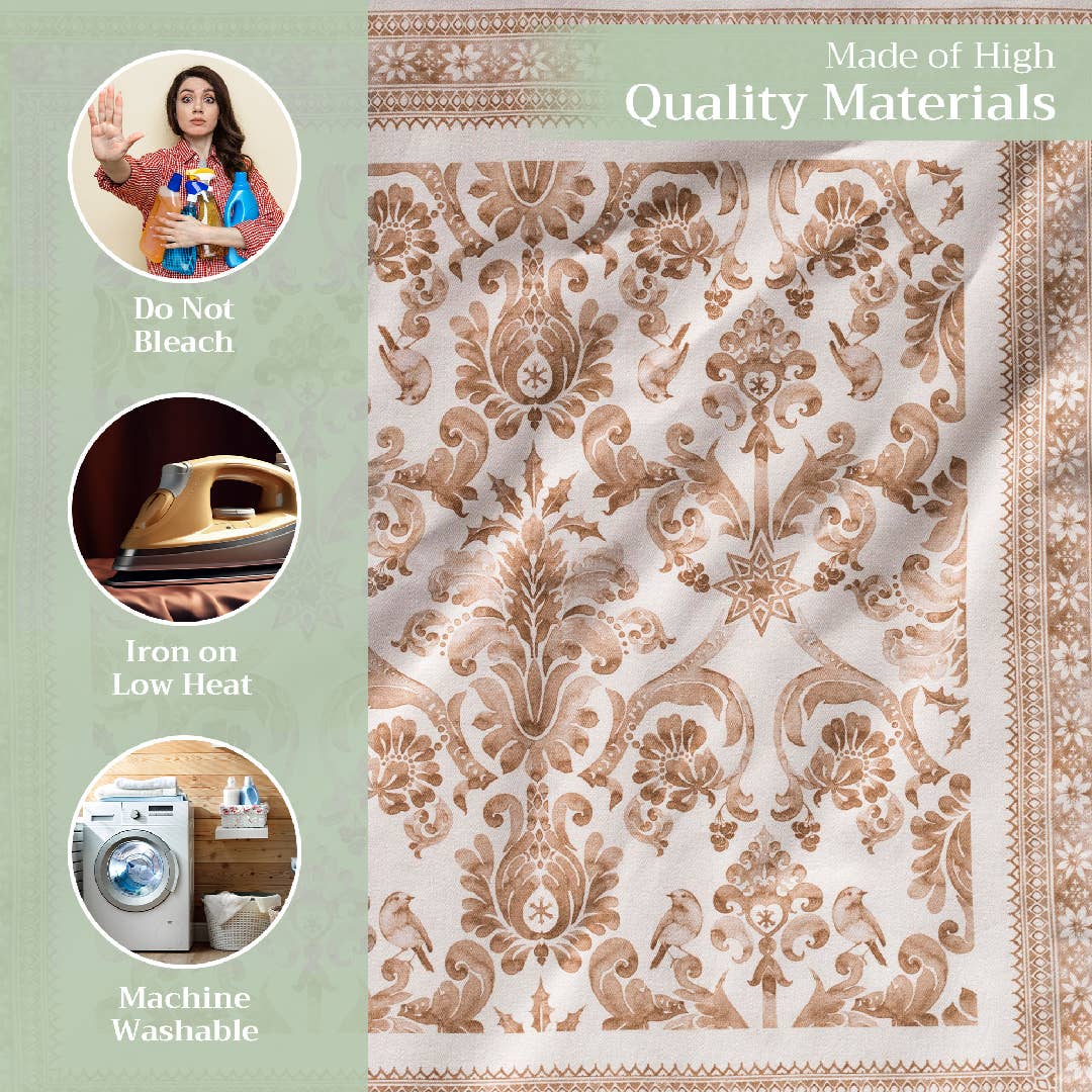 Maison d'Hermine - Design in Every Thread - Wholesale Dinner & Cloth Napkin - Napkins 100% Cotton 20" x 20" -  Fall - Set of 4 - Allure2