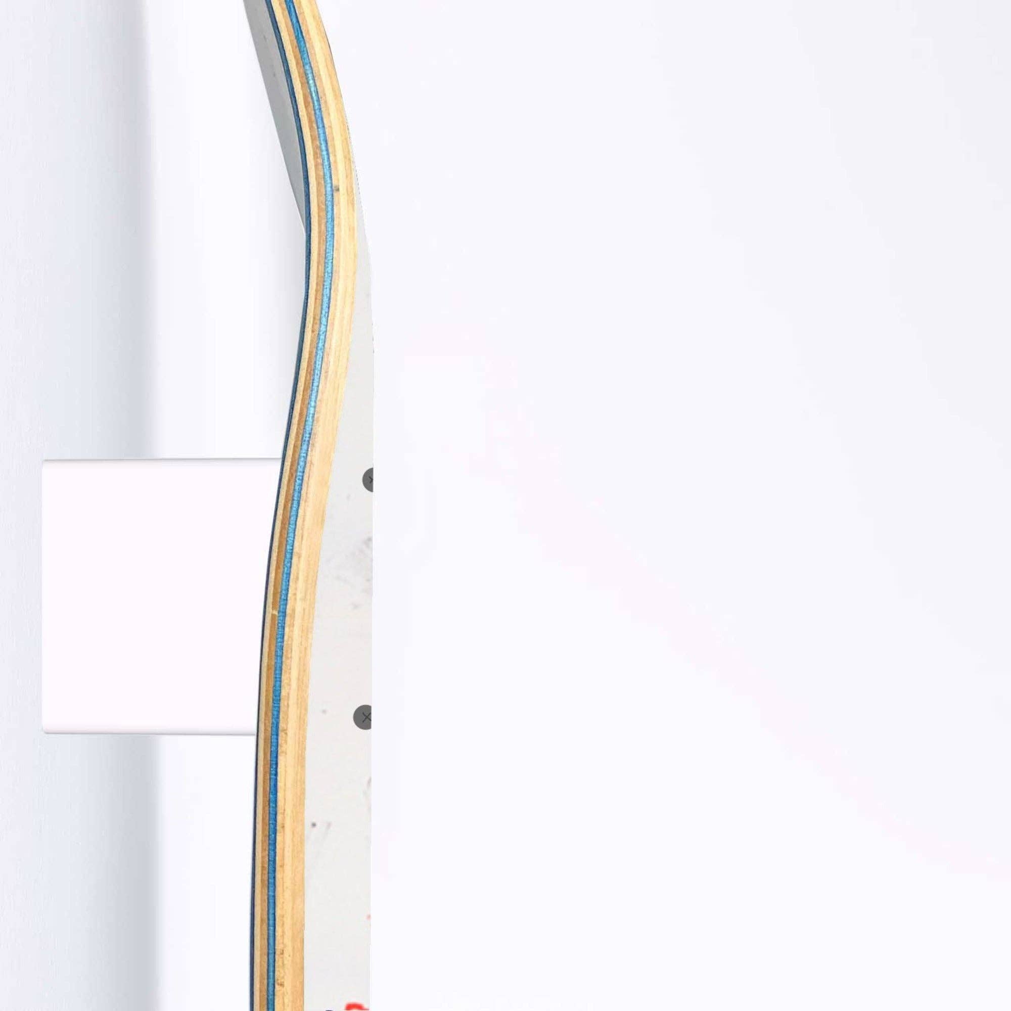 SkateboardArtsy – wholesale Wall Accent – Jean-Michel Basquiat, 'Eyes and Eggs' | Skateboard Wall Hanged Decoration,2