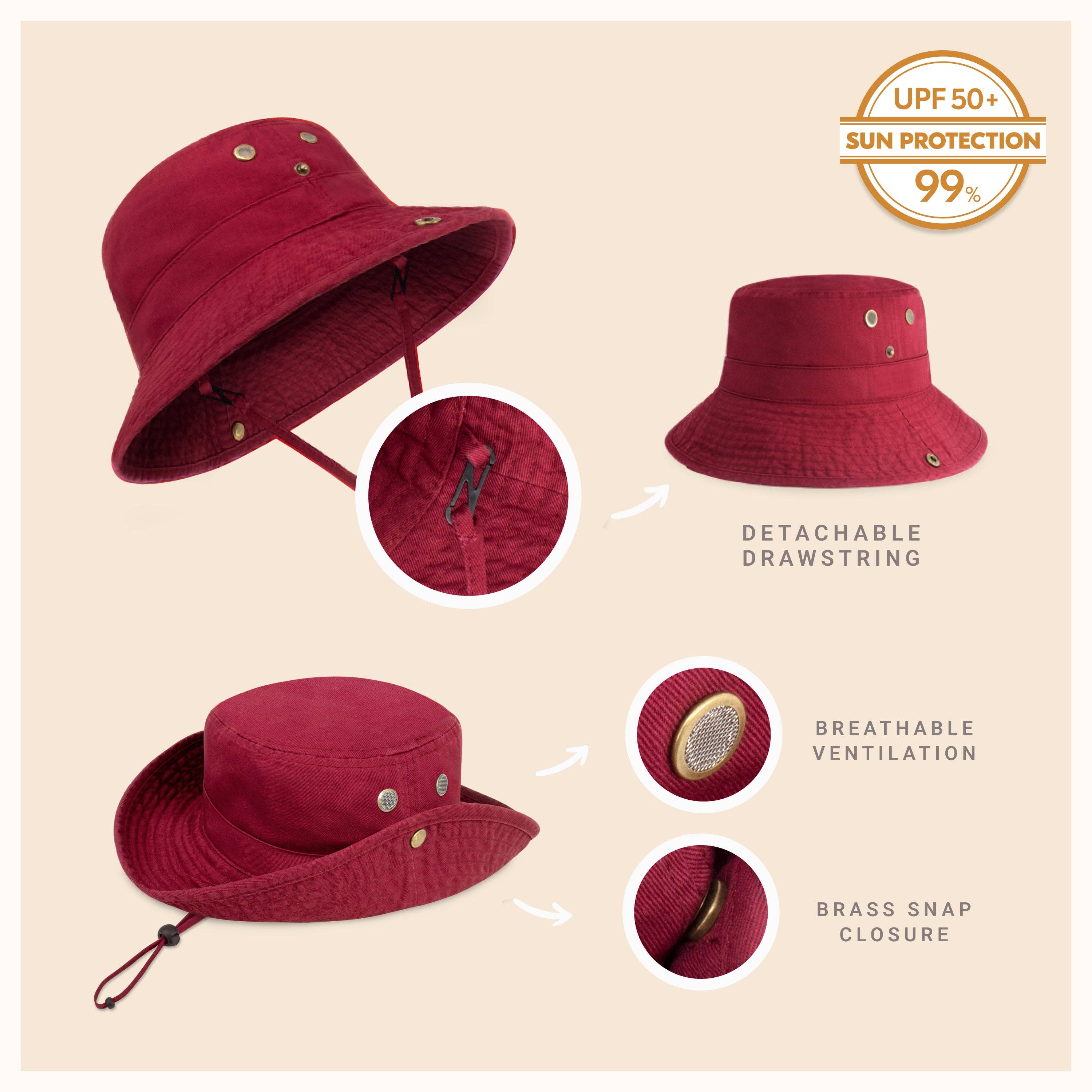 ChoKoLids - Wholesale Bucket Hat - Men's - CHOK.LIDS Wide Brim Bucket Hat7