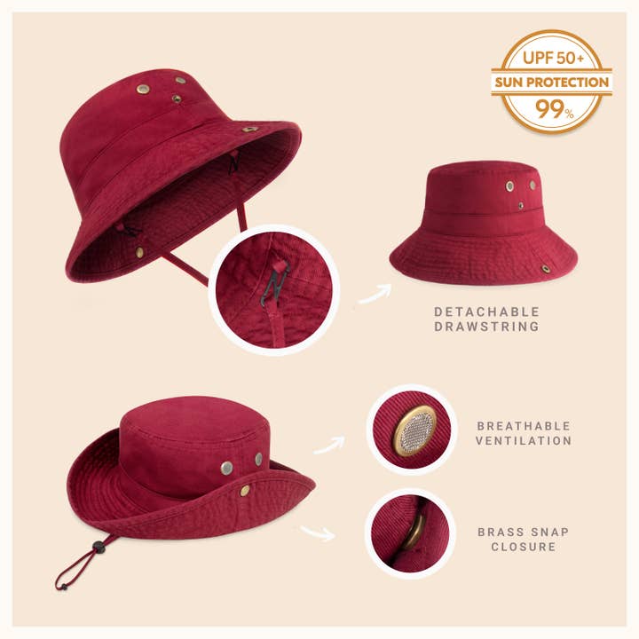 ChoKoLids - Wholesale Bucket Hat - Men's - CHOK.LIDS Wide Brim Bucket Hat7