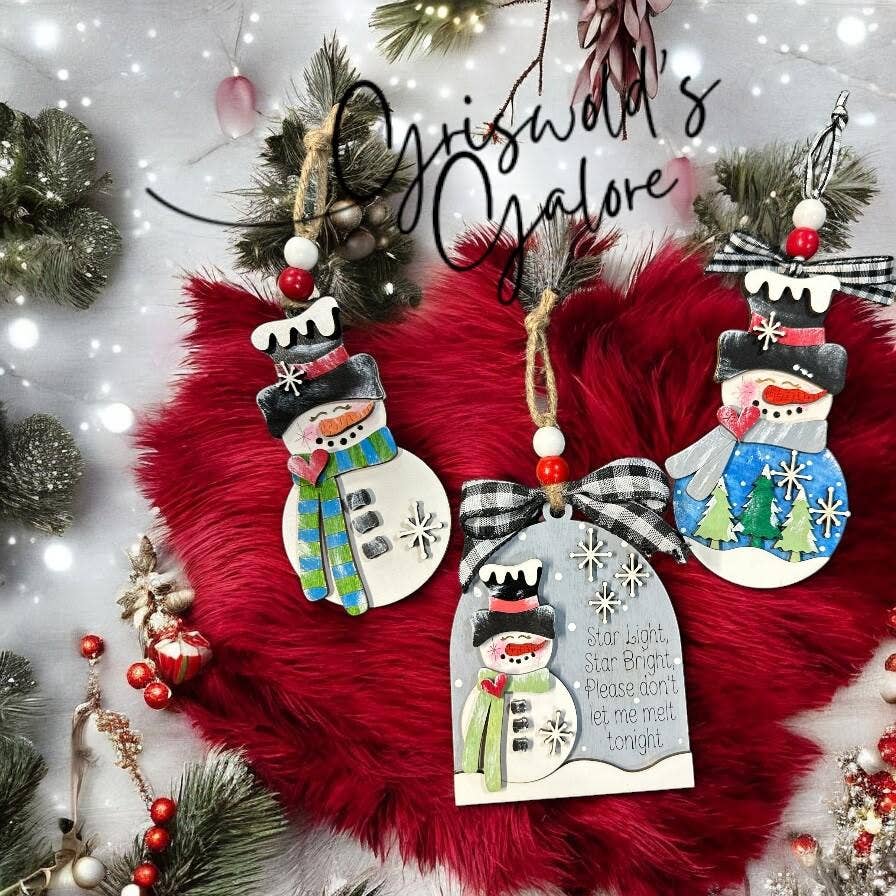 Griswold's Galore - Wholesale Ornament - SNOWMAN ORNAMENT 0