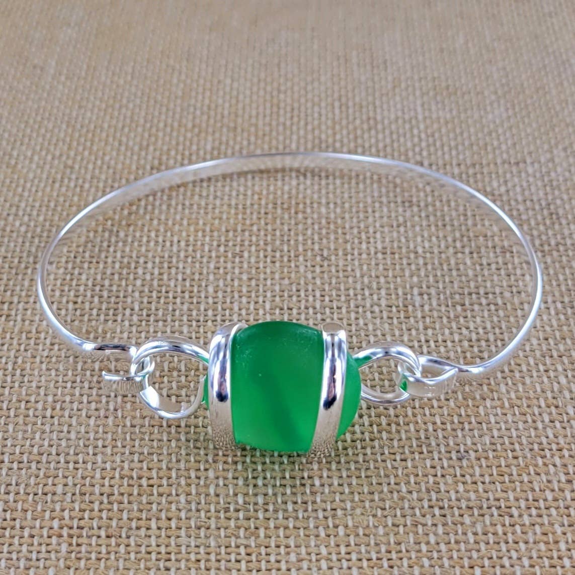 Sadie Green's Jewelry - Wholesale Cuff Bracelet - Sea Glass Bracelet ALP-SG-CB14