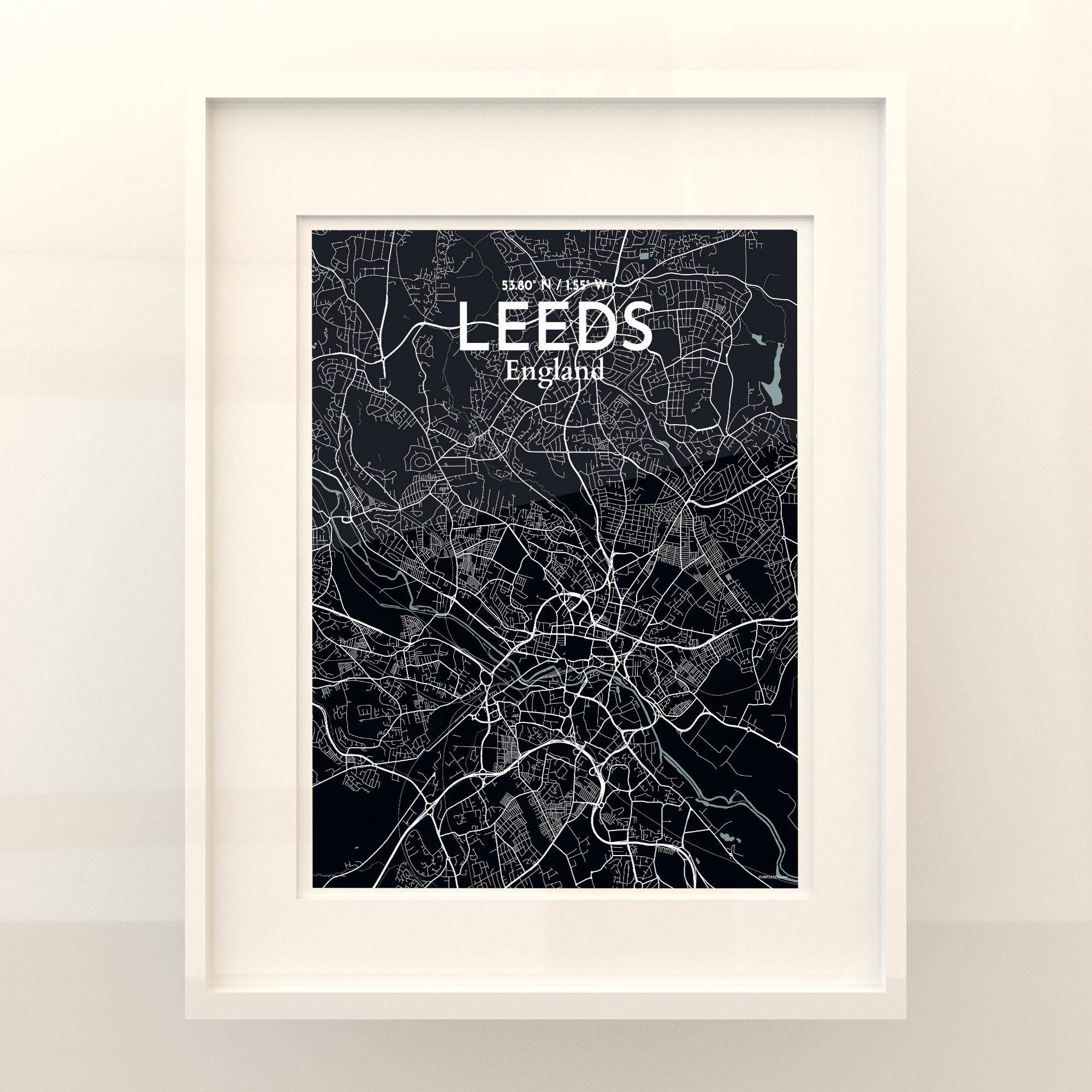 OurPoster.com – wholesale Poster – Leeds karta affisch217