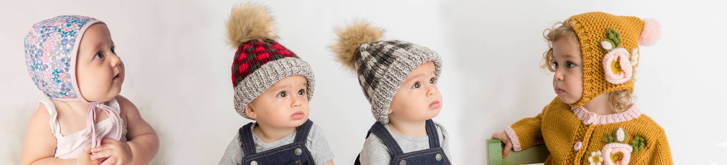 Huggalugs Baby and Toddlers Girls Pink Owl Beanie Hat