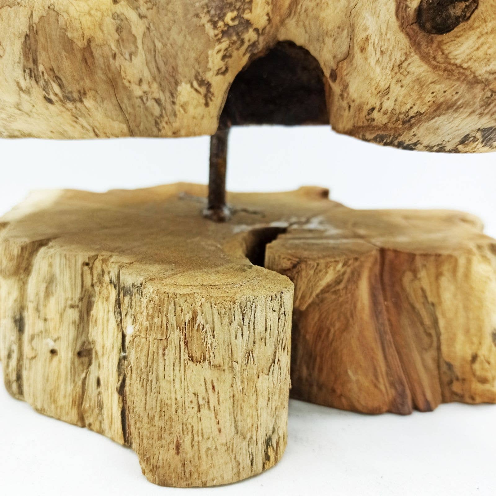 AWGifts Europe - Wholesale Decorative Plate/Dish/Bowl - Large Molten Glass on Wood Decorative Bowl2