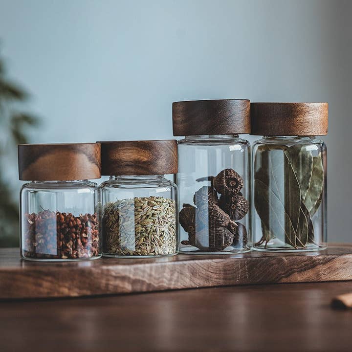 Gohobi Wooden Lid Sealed Container Storage and other Purchase wholesale glass jar with lid. Free returns & net 60 terms on Faire trending on Faire.