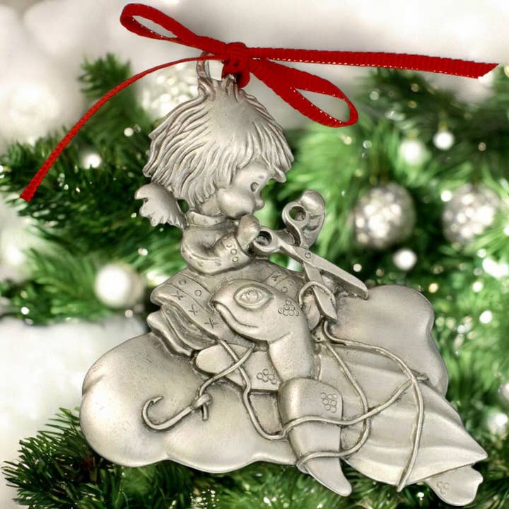 Turtle Angel Ornament for wholesale by Big Blue by Roland St John