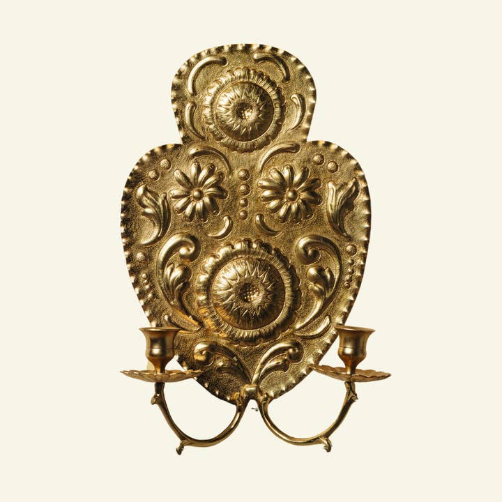 Daisy Brass Wall Sconce for wholesale by Hastshilp