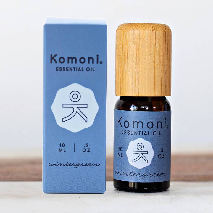 Ätherisches Wintergrünöl 10 ml für den Großhandel von Komoni Natural Wellness + BodyCare