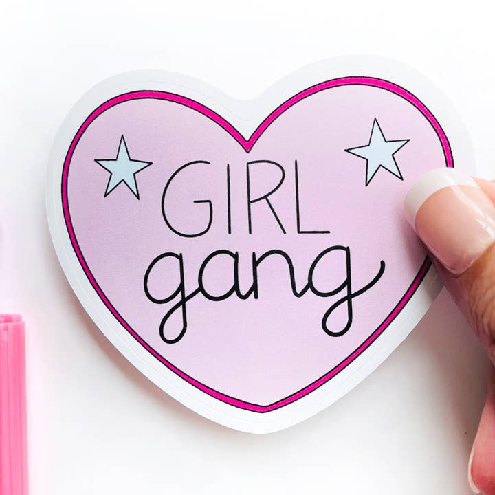Girl Gang sticker for wholesale by Loubiblu