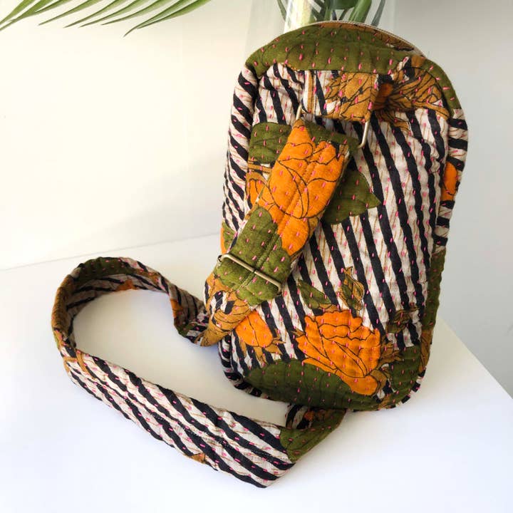 WorldFinds - Vente Sac à bandoulière – femme - Sac à bandoulière Kantha1
