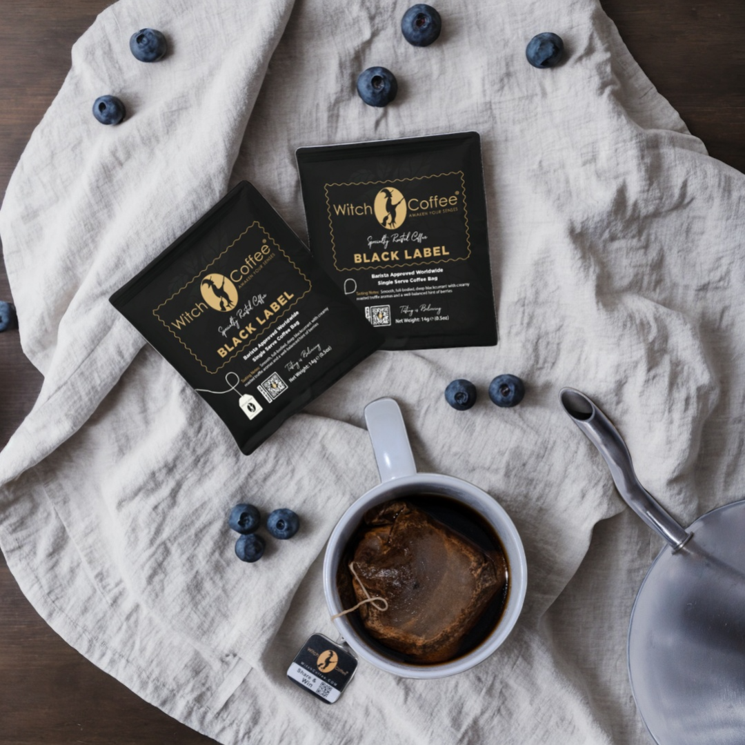 WITCH COFFEE (Montre Australia Pty Ltd) - Wholesale Ground Coffee - 12x Witch Coffee - Black Label Steeped Coffee Bags3