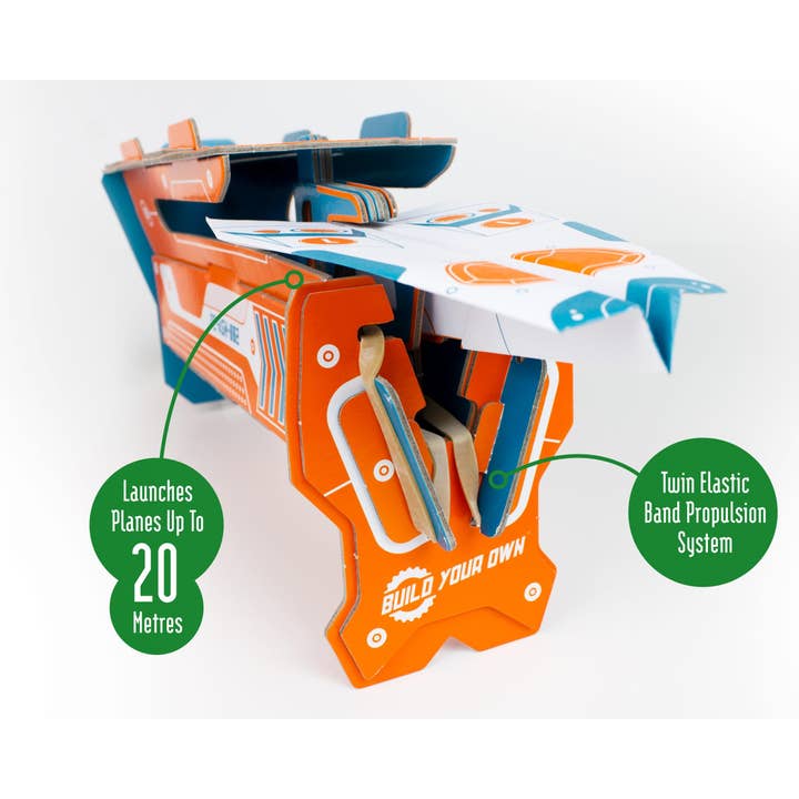 Build Your Own – wholesale DIY craft kit – Child – Build Your Own Paper Plane Launcher - Eco-Friendly Craft Kit1