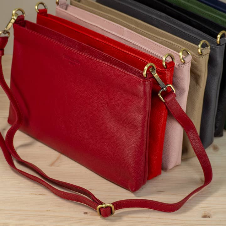 Herzilein-Wien GmbH - Wholesale Crossbody Bag - Women's - Crossbody Leder Tasche simpel2