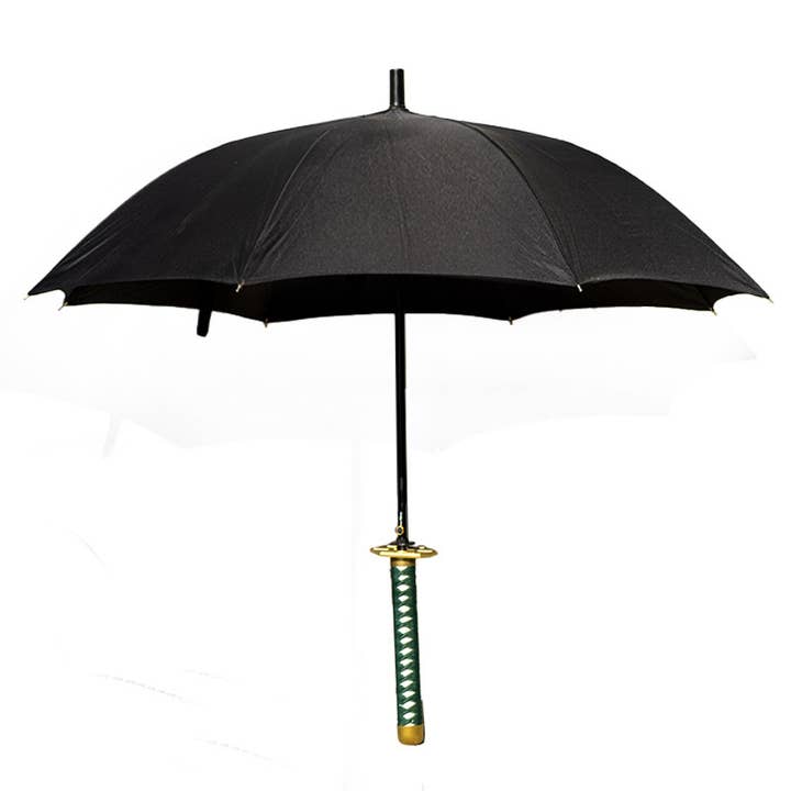 Urban Tokyo - Venta al por mayor Paraguas - Unisex - Paraguas negro con mango de katana
