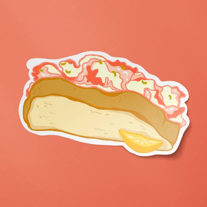 Lobster Roll Sticker for wholesale by Little Something Co.