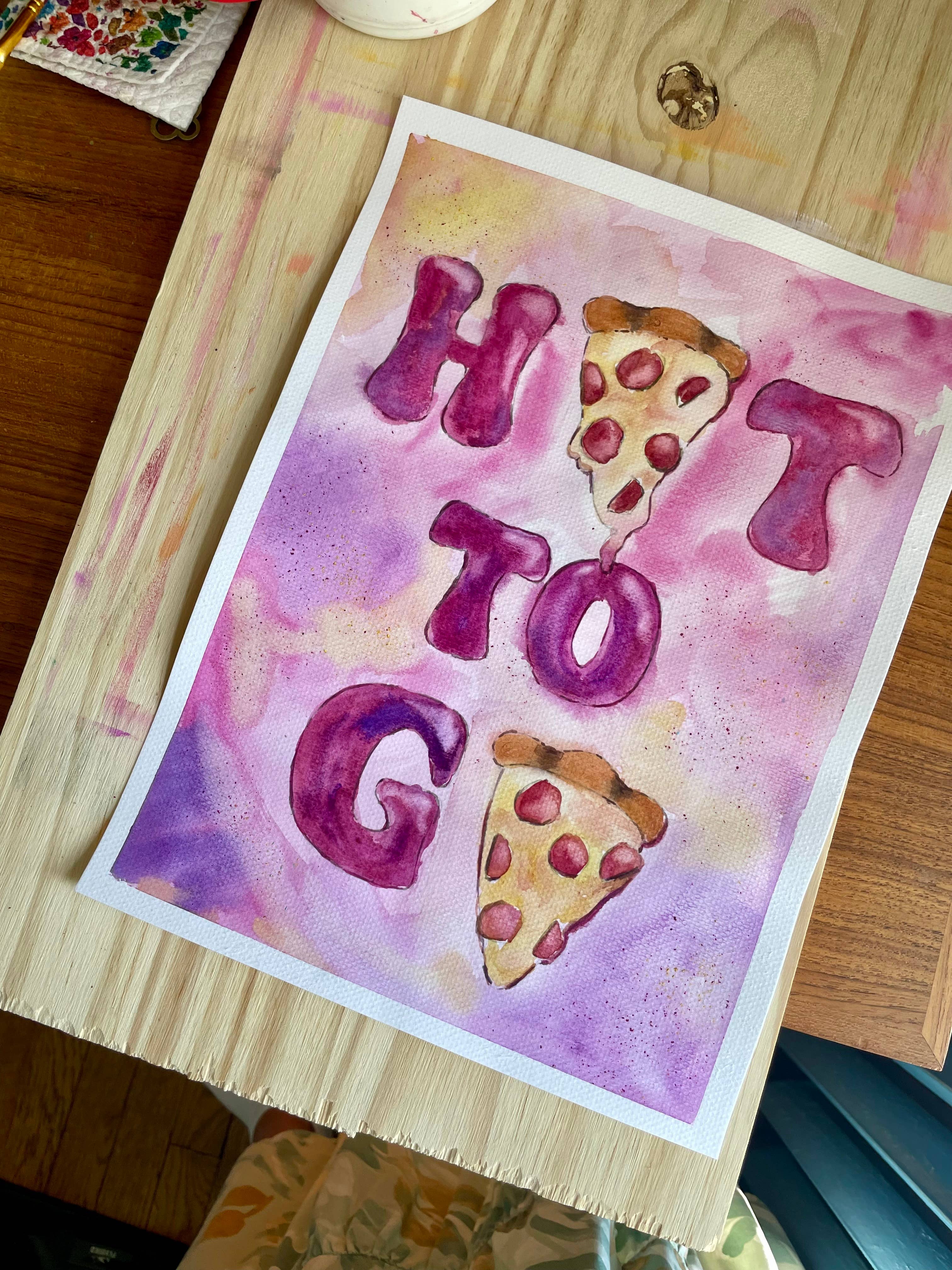 Jess Buckholtz Art - Wholesale Art Print - Hot to Go Art Print1