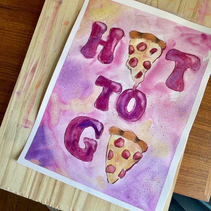Jess Buckholtz Art - Wholesale Art Print - Hot to Go Art Print1