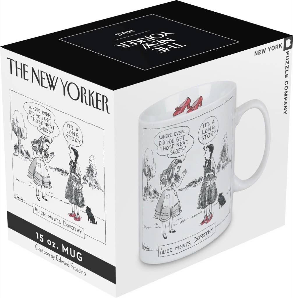 New York Puzzle Company - Wholesale Coffee Mug - Alice Meets Dorothy Mug - 15oz Mug1