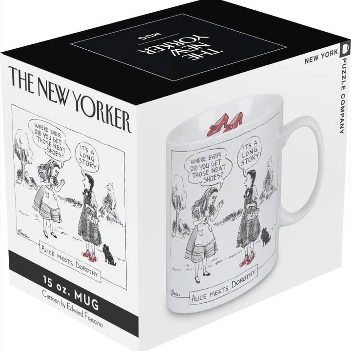 New York Puzzle Company - Wholesale Coffee Mug - Alice Meets Dorothy Mug - 15oz Mug1