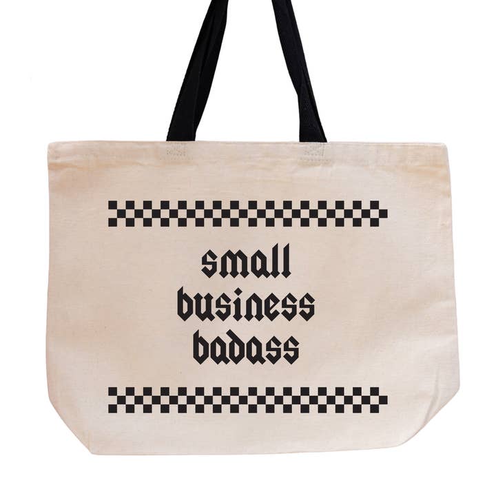 Tote: Small Business Bag — Fun Oversized Work Bag for Women for wholesale by SHEWOLF Designs