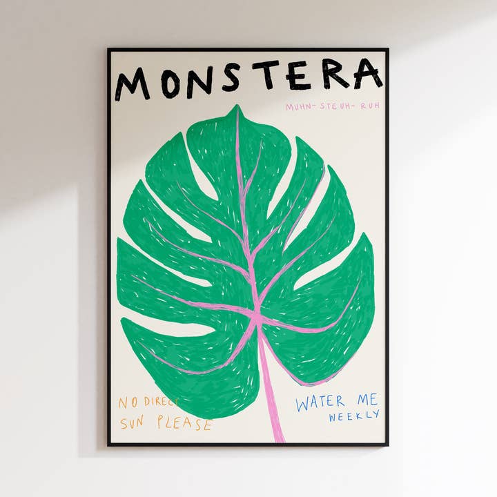Monstera Plant Print für den Großhandel von Fab Gab